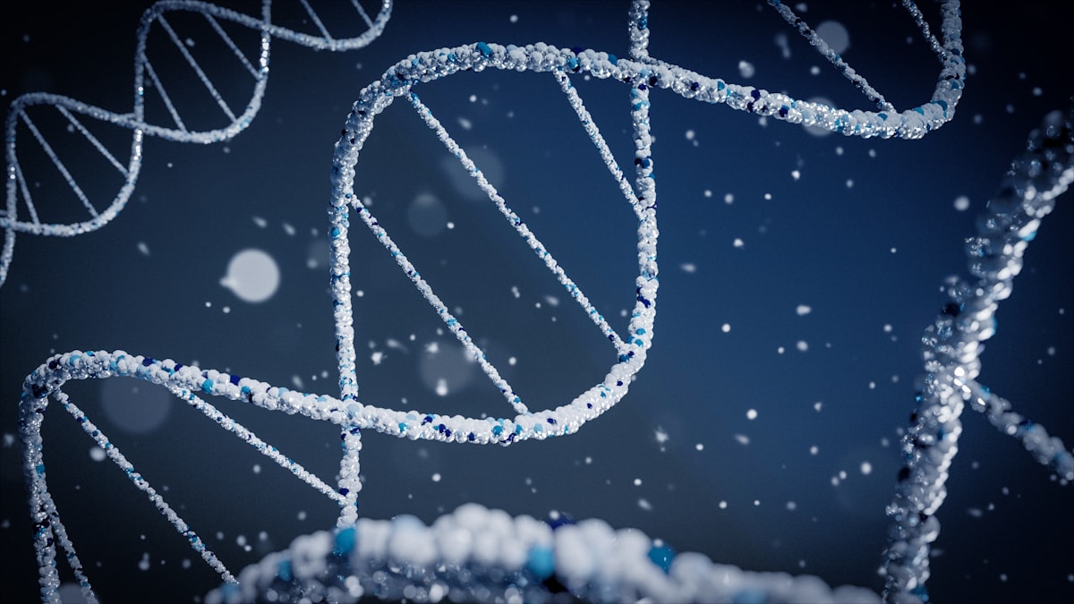 Exame de DNA para teste de paternidade em laboratório